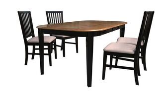 Barrie Leg Table: Black Product Image